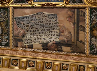Putti with Scroll and Writing